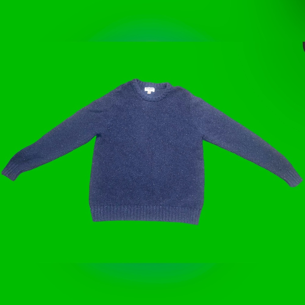 GOODFELLOW Men’s navy blue speckled sweater | Size:L